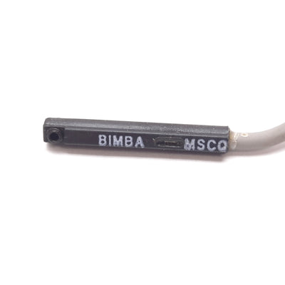 Used Bimba MSCQ Cylinder Position Sensor Switch, 30VDC, PNP Output, 3-Pin Male M8