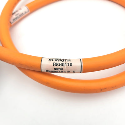 Used Bosch Rexroth RKH0110 R911385663 IndraDrive Hybrid Cable Mi To Mi 1.6 Meters
