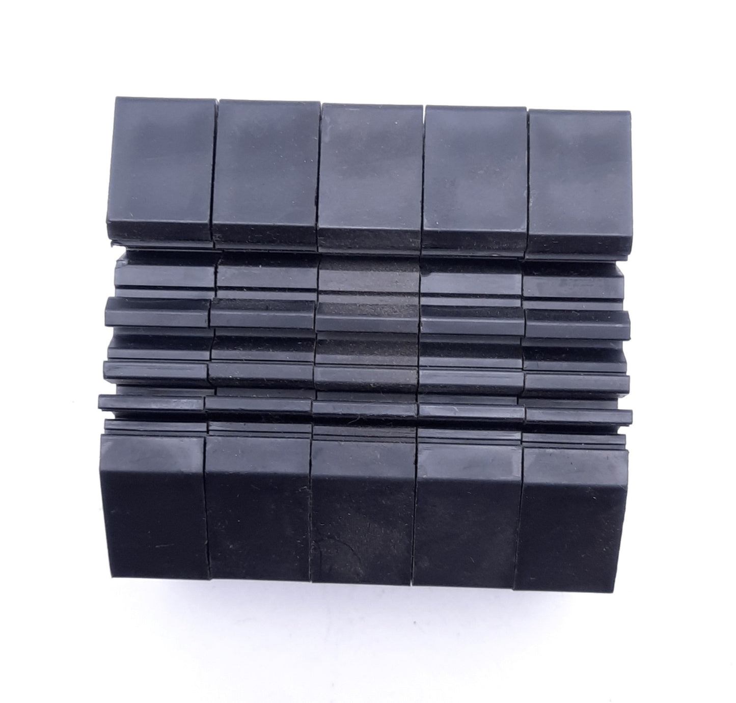 Used Lot of 5 Allen-Bradley 1492-U Fuse Holder Blocks, 600VAC 30A, DIN Rail