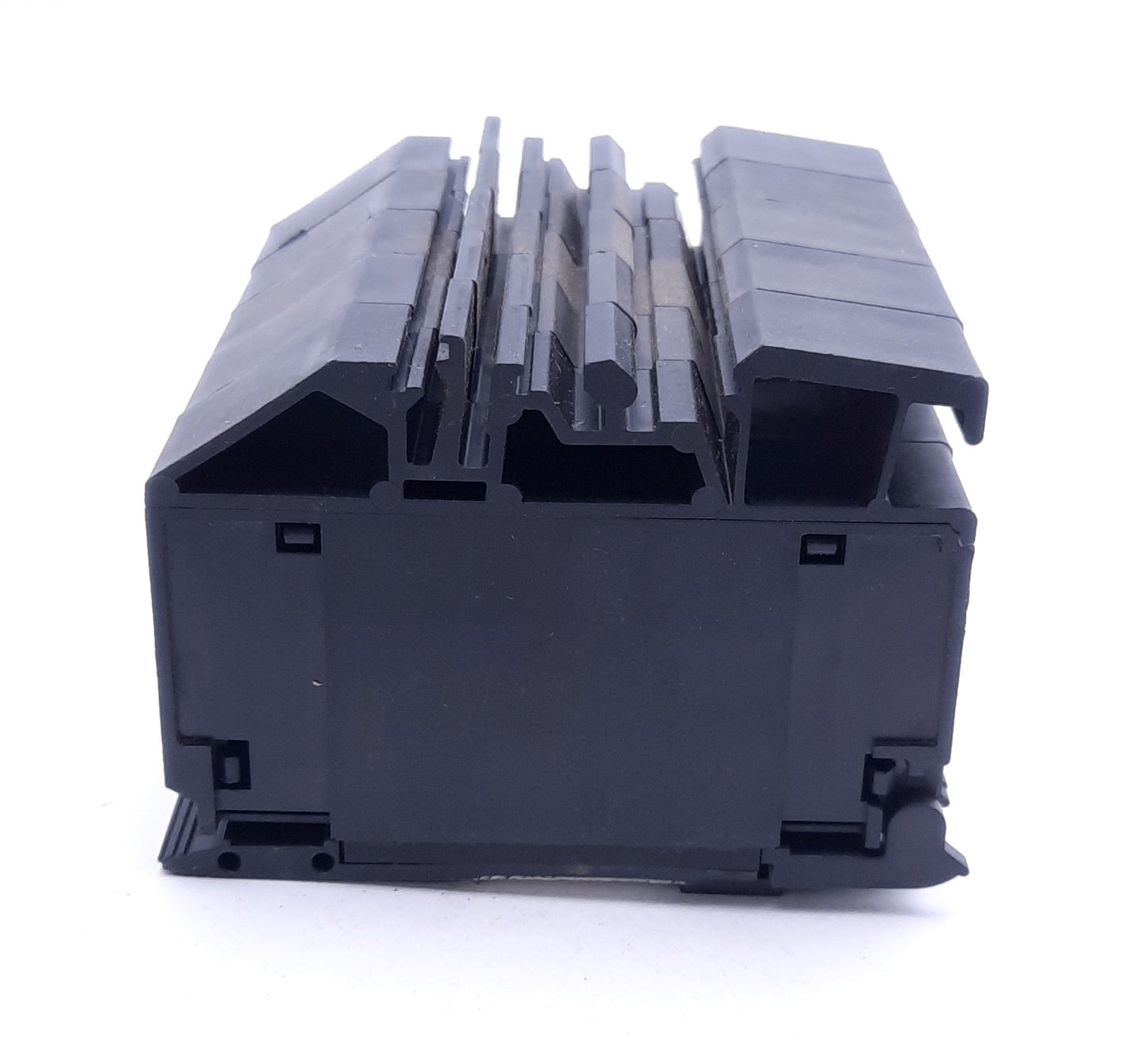 Used Lot of 5 Allen-Bradley 1492-U Fuse Holder Blocks, 600VAC 30A, DIN Rail