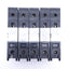 Used Lot of 5 Allen-Bradley 1492-U Fuse Holder Blocks, 600VAC 30A, DIN Rail