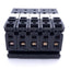 Used Lot of 5 Allen-Bradley 1492-U Fuse Holder Blocks, 600VAC 30A, DIN Rail