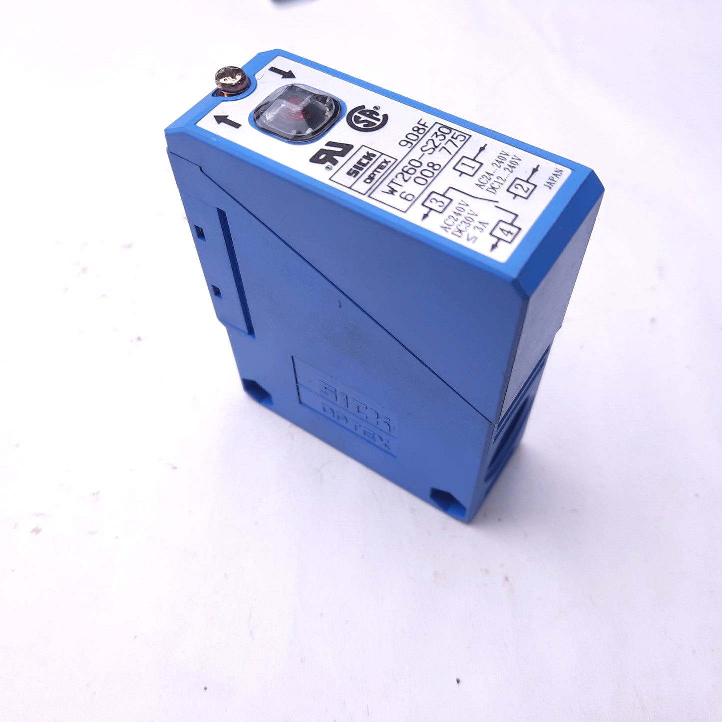 New Other Sick WT260-S230 Photoelectric Proximity Sensor 5mm-1.7m Range SPST 24-240VAC/DC