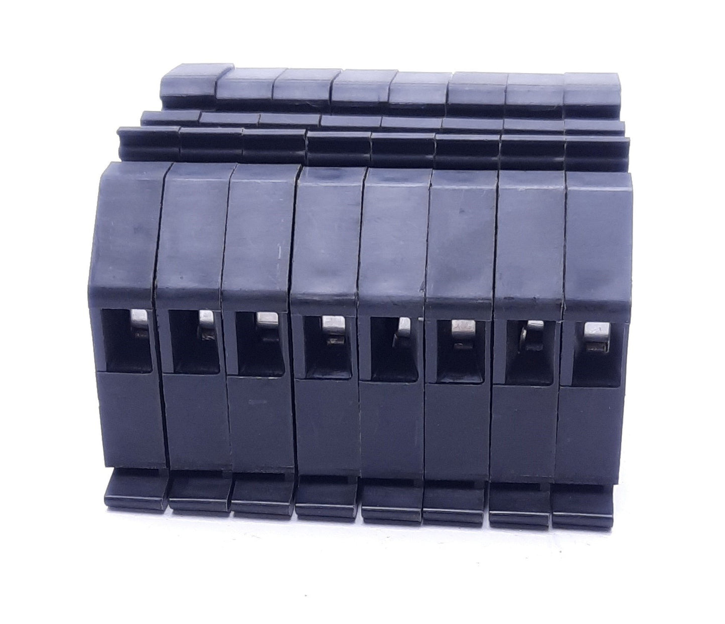 Used Lot of 8 Allen-Bradley 1492 Style H Fuse Holder Terminal Blocks 300V 15A