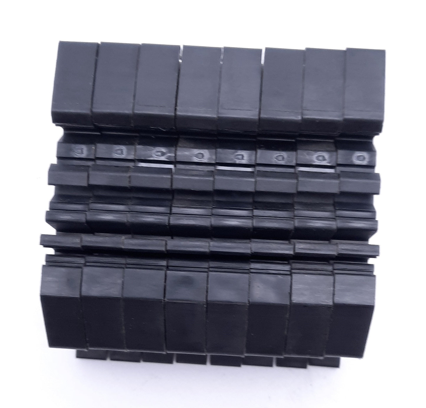 Used Lot of 8 Allen-Bradley 1492 Style H Fuse Holder Terminal Blocks 300V 15A