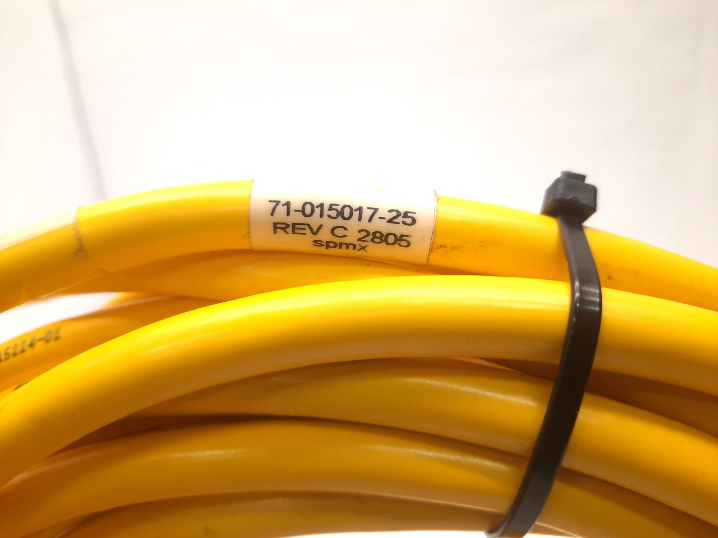 Used Parker 71-015017 Motor Power & Hall Effect Cable, MS Round 12-Pin, 24' Long