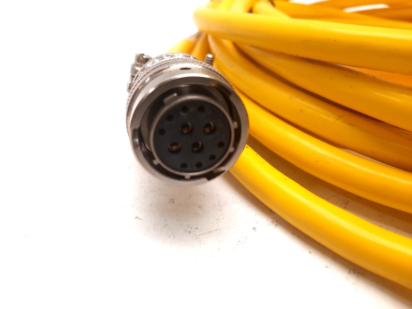 Used Parker 71-015017 Motor Power & Hall Effect Cable, MS Round 12-Pin, 24' Long