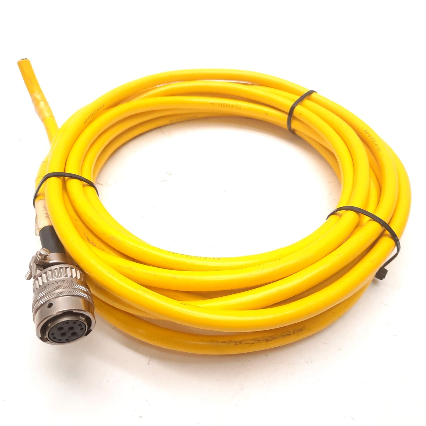 Used Parker 71-015017 Motor Power & Hall Effect Cable, MS Round 12-Pin, 23' Long