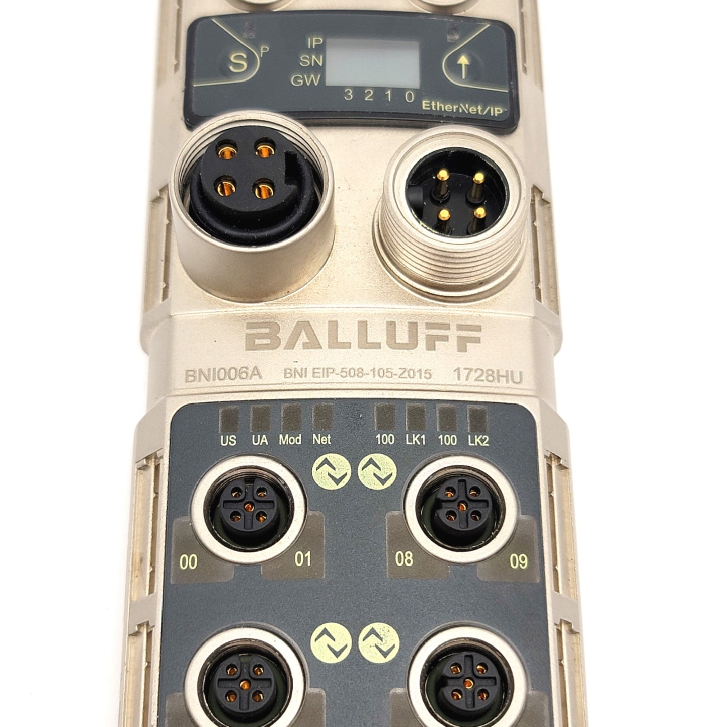 Used BALLUFF BNI EIP-508-105-Z015 EtherNet/IP Network Interface Module 10/100Mbps