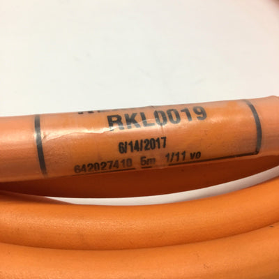 Used Bosch Rexroth RKL0019 IndraDrive Cs HCS01 Controller Servo Motor Power Cable, 5m