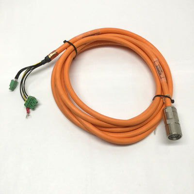 Used Bosch Rexroth RKL0019 IndraDrive Cs HCS01 Controller Servo Motor Power Cable, 5m