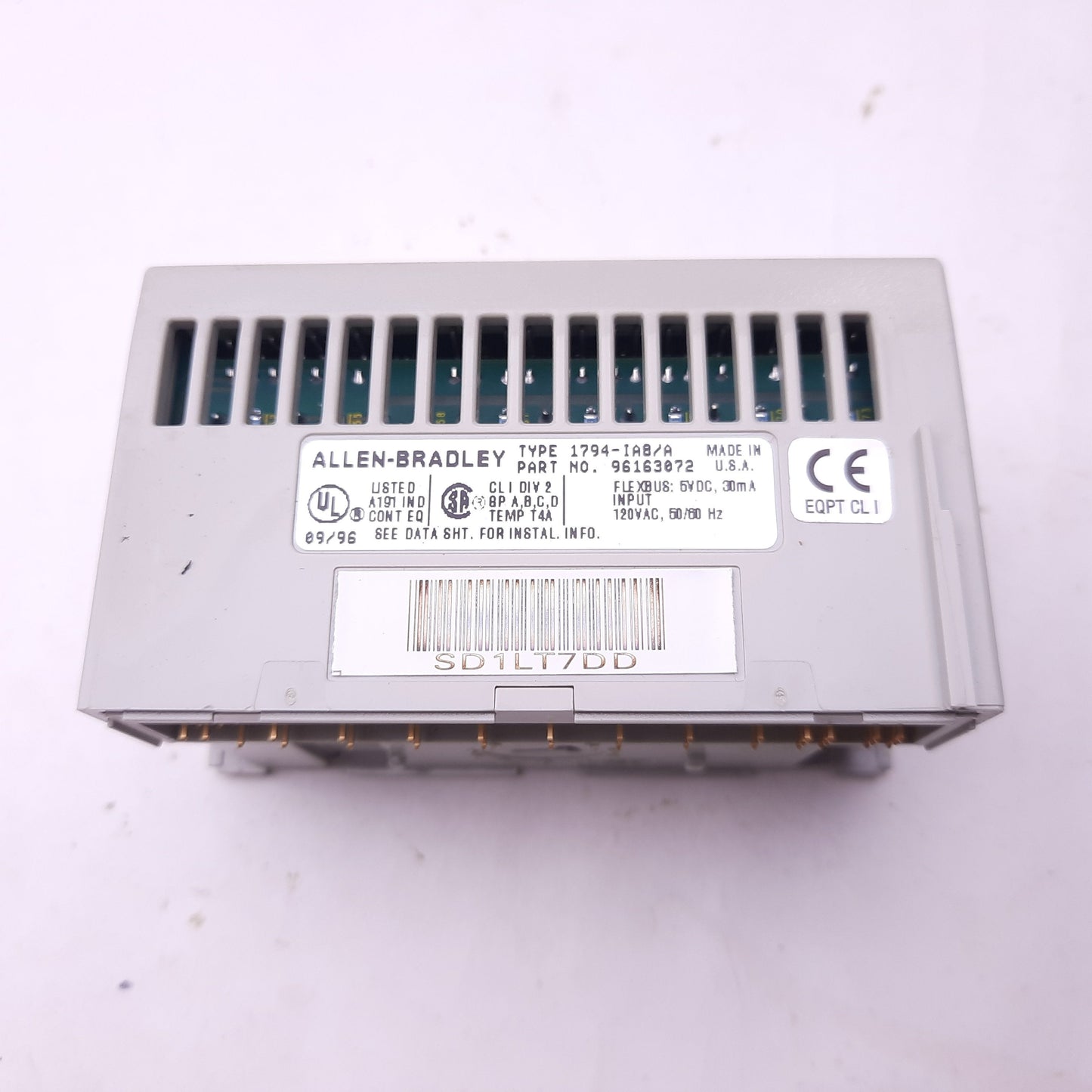 Used Allen Bradley 1794-IA8/A Flex I/O Digital Input Module, 8-Channel, 120VAC