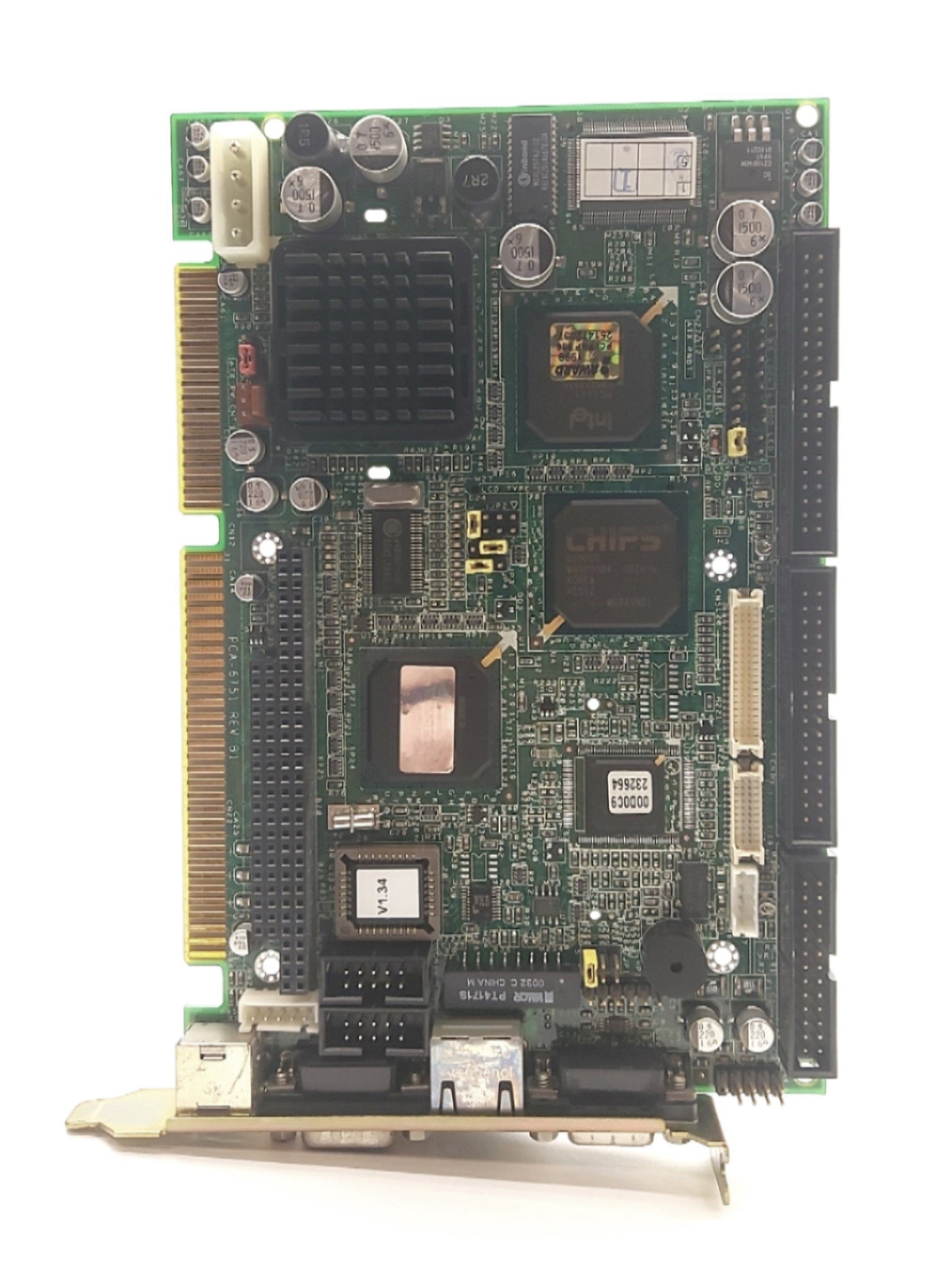 Used Advantech PCA-6751 Single Board Computer, Intel 266MHz MMX, 64MB RAM, PICMG1.0