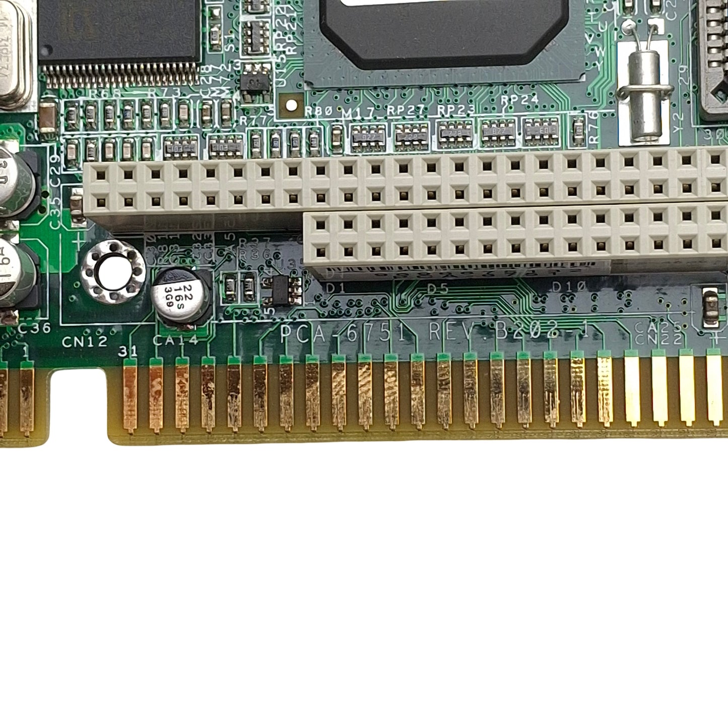 Used Advantech PCA-6751 Single Board Computer, Intel 266MHz MMX, 64MB RAM, PICMG1.0