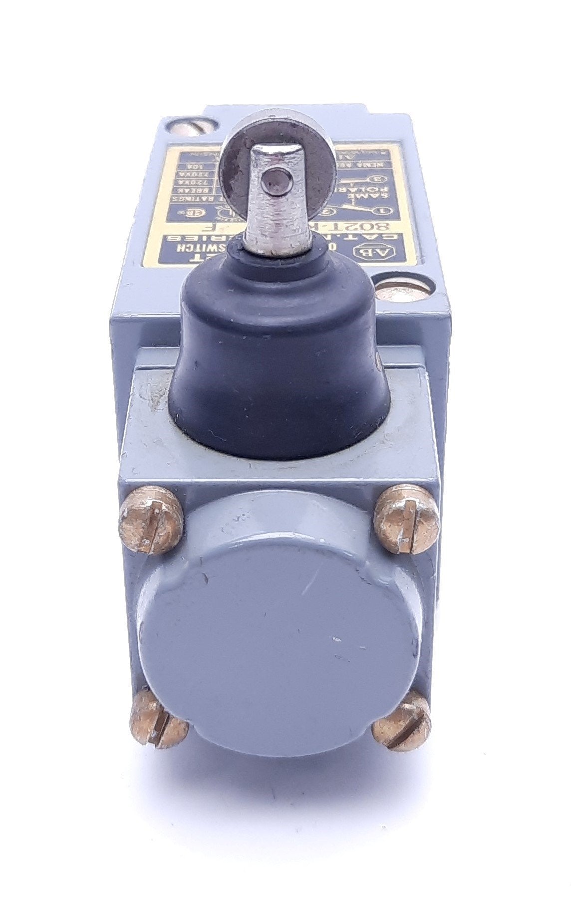 Used Allen-Bradley 802T-KIP Series F Oiltight Limit Switch 1/2" NPT Threaded Ports