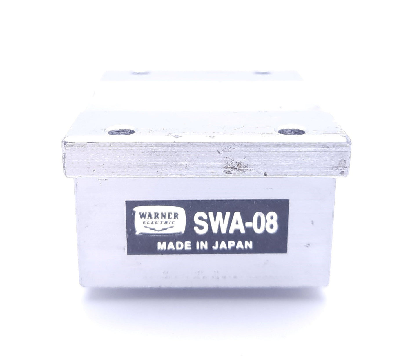 Used Warner Electric SWA-08 Bushing Block, 14mm Shaft Diameter, 4mm Screw Mounts