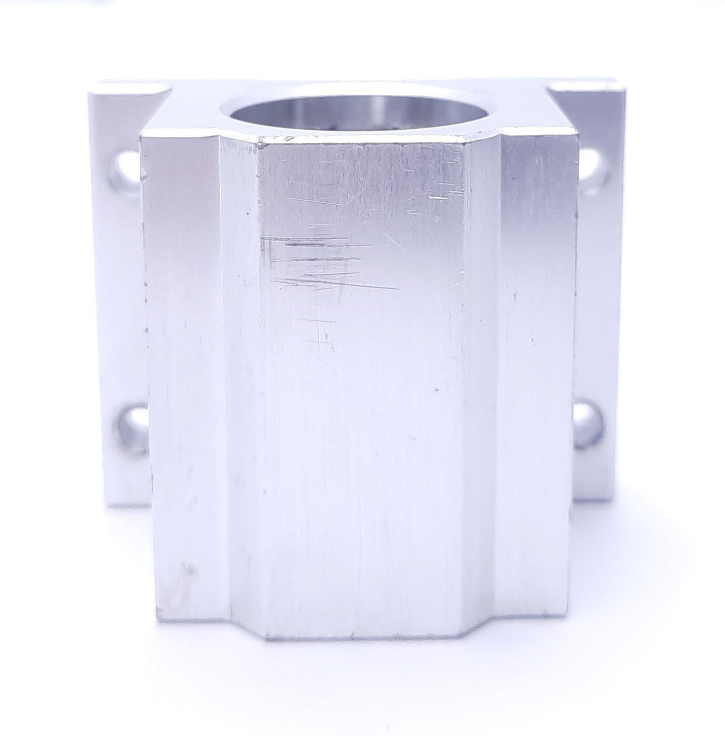 Used Warner Electric SWA-08 Bushing Block, 14mm Shaft Diameter, 4mm Screw Mounts