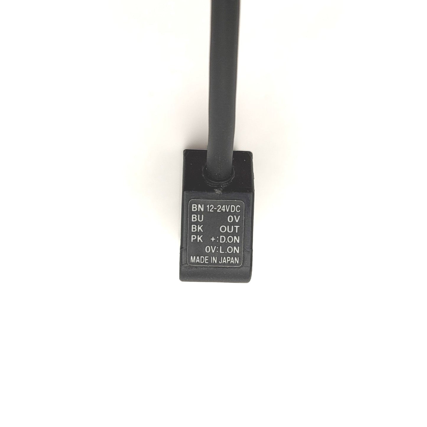 Used Keyence PZ-V15 Photoelectric Sensor, 10" Cable, 5-100mm Detecting, 12-24VDC