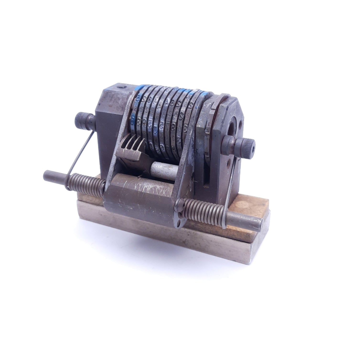 Used Numberall A5205A99NS Automatically Advancing Numerical Stamp Head Roller