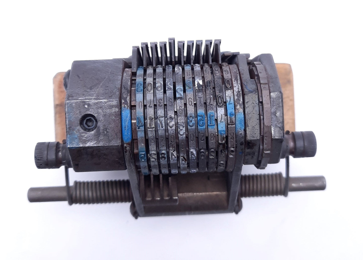Used Numberall A5205A99NS Automatically Advancing Numerical Stamp Head Roller