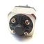 Used SMC SRH3000-N02 Clean Air Stainless Steel SS Regulator, 0.01-0.2MPa, 1/4" NPT