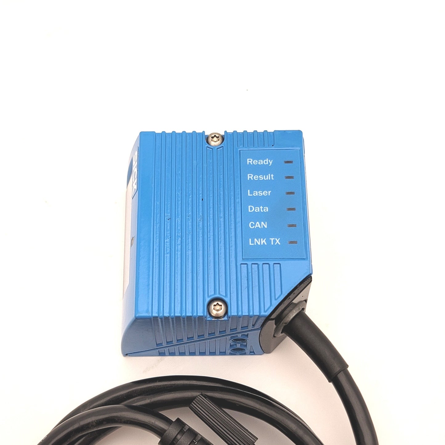 Used Sick CLV622-0000 Fixed Mount Bar Code Scanner 10-30VDC 15-Pin D-Sub HD 55-200mm