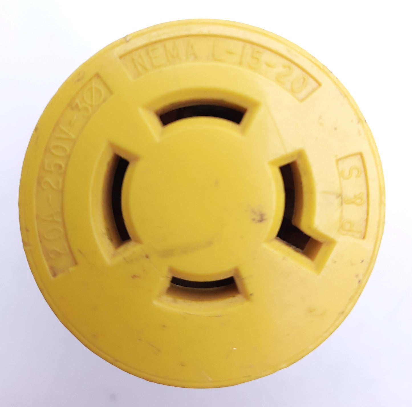 Used Pass & Seymour L-15-20 3-Phase Female L15-20R Locking Connector, 20A, 250V