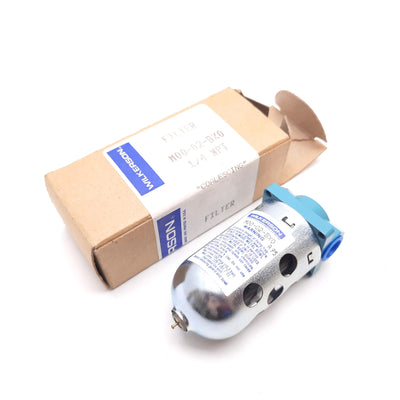 New Wilkerson M00-02-BX0 Coalescing Pneumatic Filter, Ports: 1/4" NPT, 150psi Max