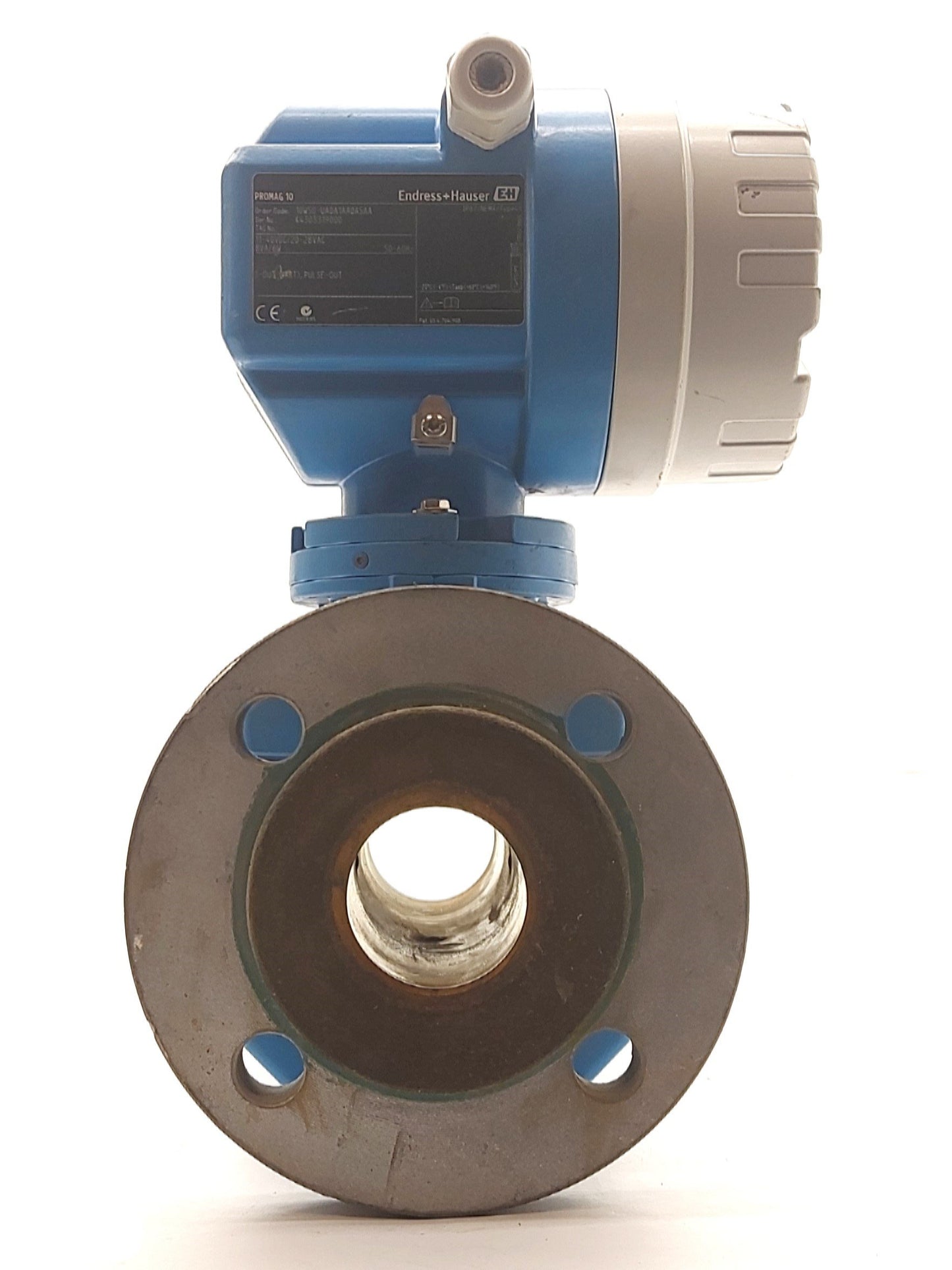 Used Endress+Hauser 10W50-UA0A1AA0A5AA Promag 10W Flow Meter 2"Pipe 6"Flange 24VAC/DC