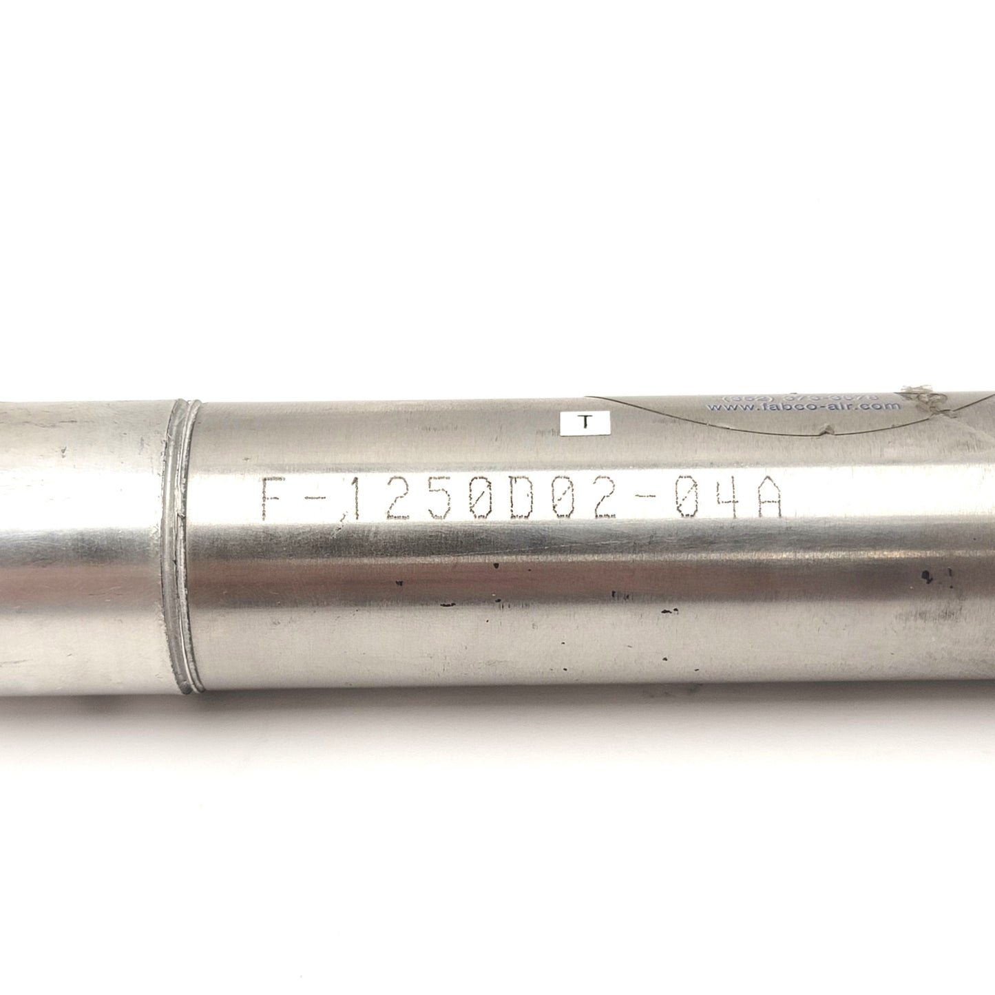 Used Fabco Air F-1250D02-04H Cylinder, Bore: 1-1/4" Double Acting, 4" Stroke, 1/8"NPT