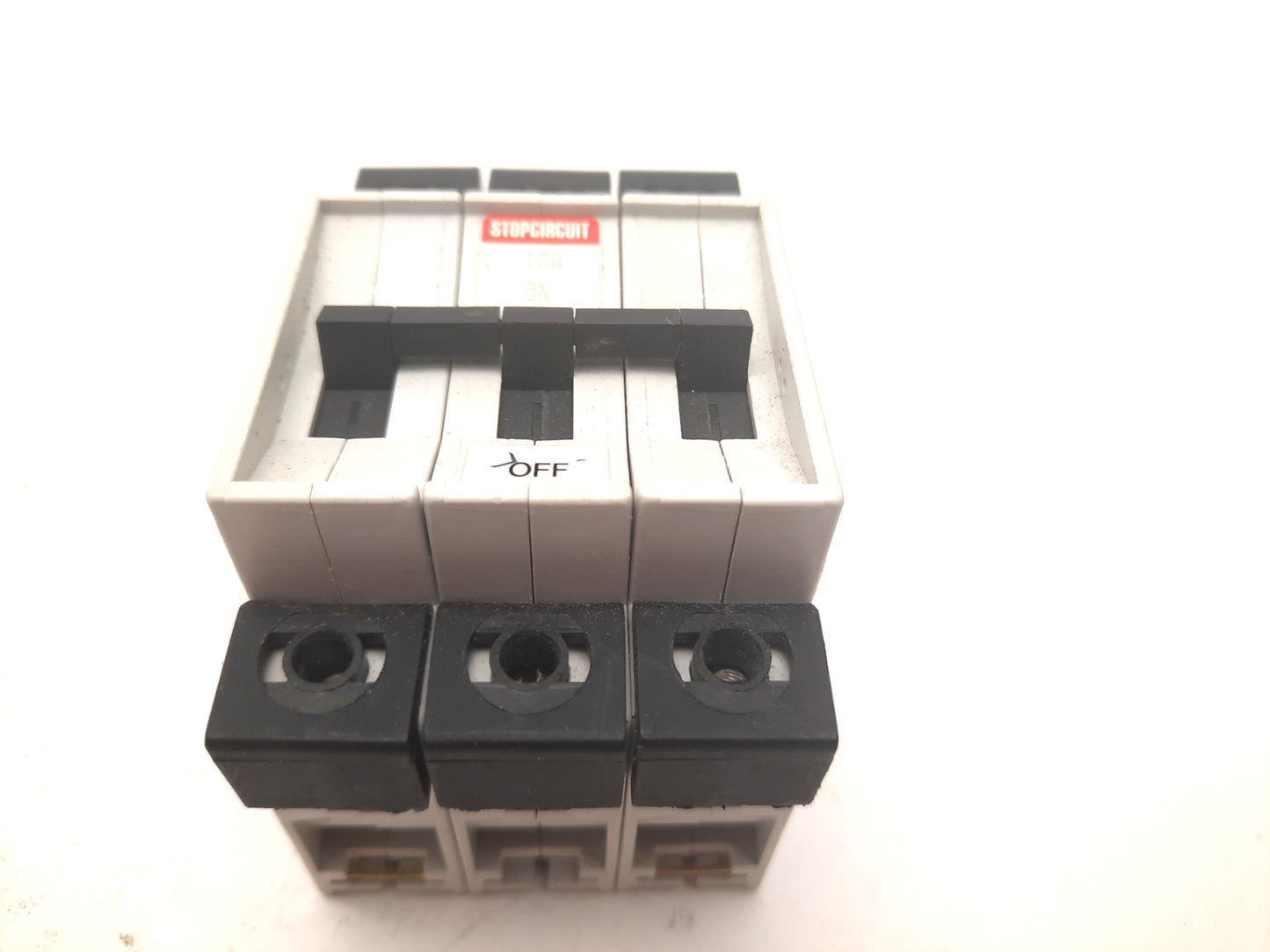 Used Entrelec LR88297 10A 3-Pole Circuit Breaker UL 10-240VAC CSA 10A-600VAC