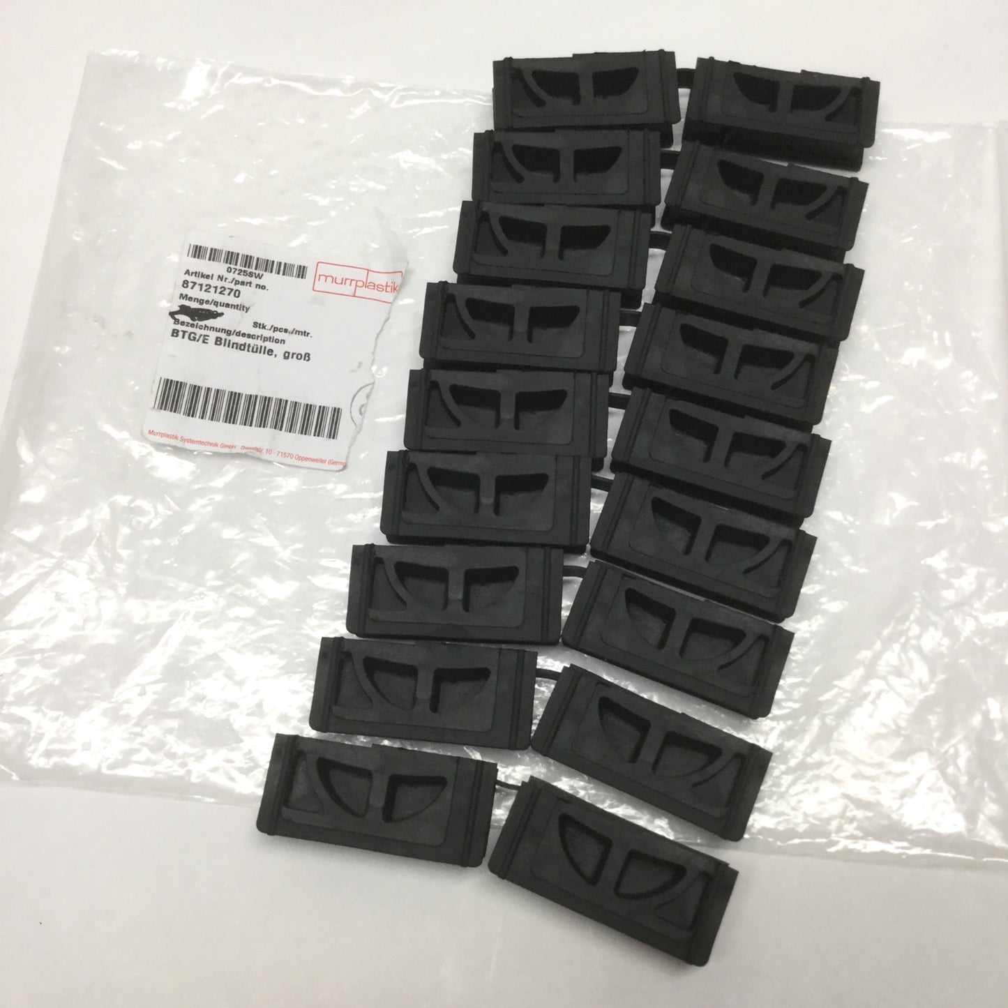 New – Open box Lot of 9 Murrplastik 87121270 Large Cable Entry Split Dummy Grommet Plug BTG/E