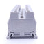 Used Lot of 10 Sprecher & Schuh V7-W4 Terminal Blocks, Gray, 600V, 30A, DIN Rail
