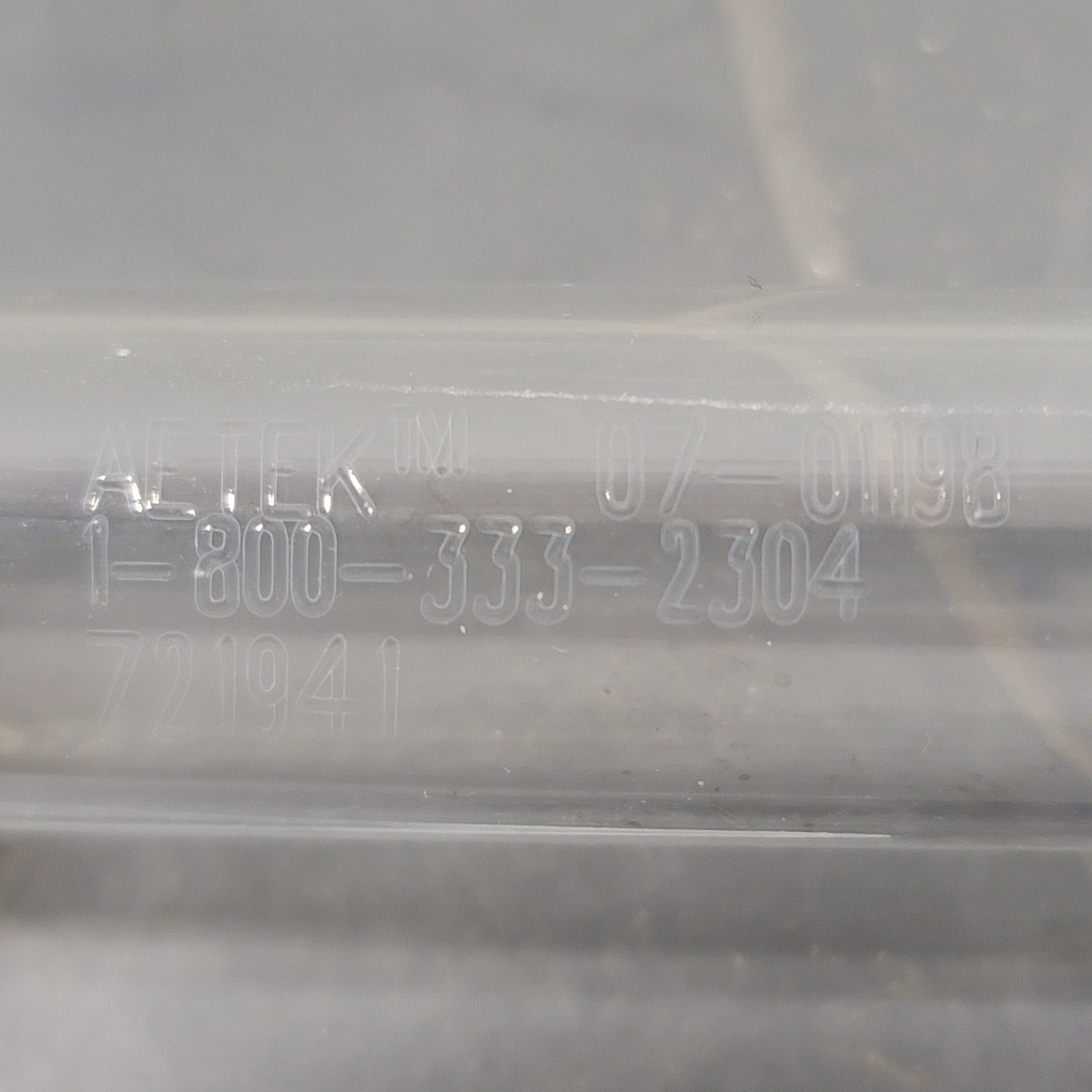 Used AETEK 07-01198 UV Arc Lamp Bulb For UltraPak UV Curing System 15" 400W/in