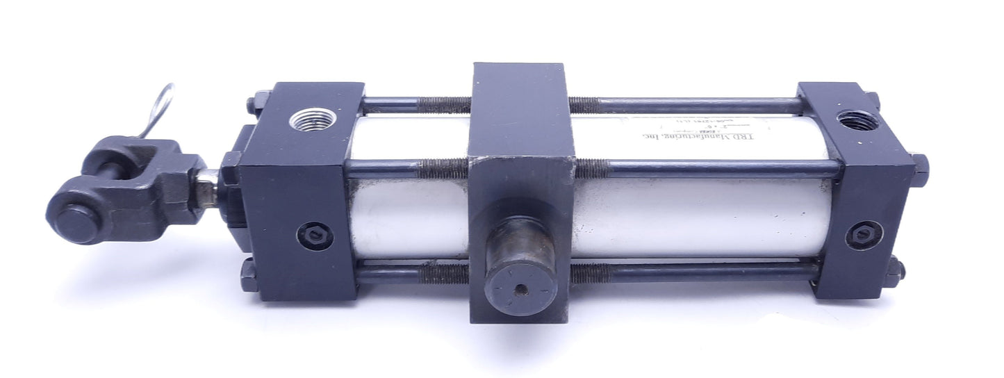 Used TRD (Bimba) 06-12761 Pneumatic Cylinder, 2" x 6" Bore/Stroke, 250 PSI, 3/8" NPT