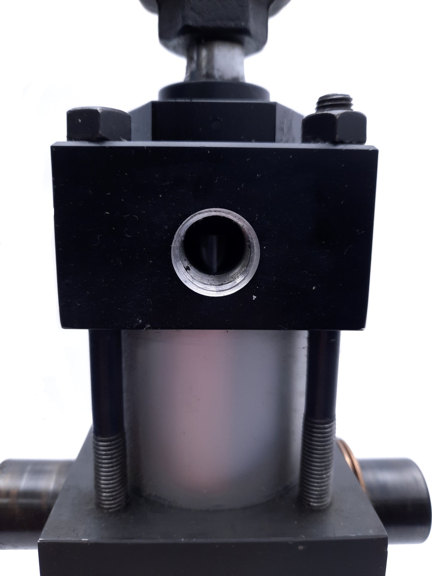 Used TRD (Bimba) 06-12761 Pneumatic Cylinder, 2" x 6" Bore/Stroke, 250 PSI, 3/8" NPT