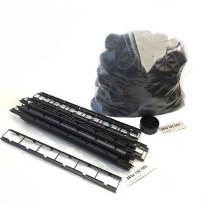 New Bosch Rexroth 3842532863 Lean Rack Systems D47 Black Roller & 3842532885 Carrier