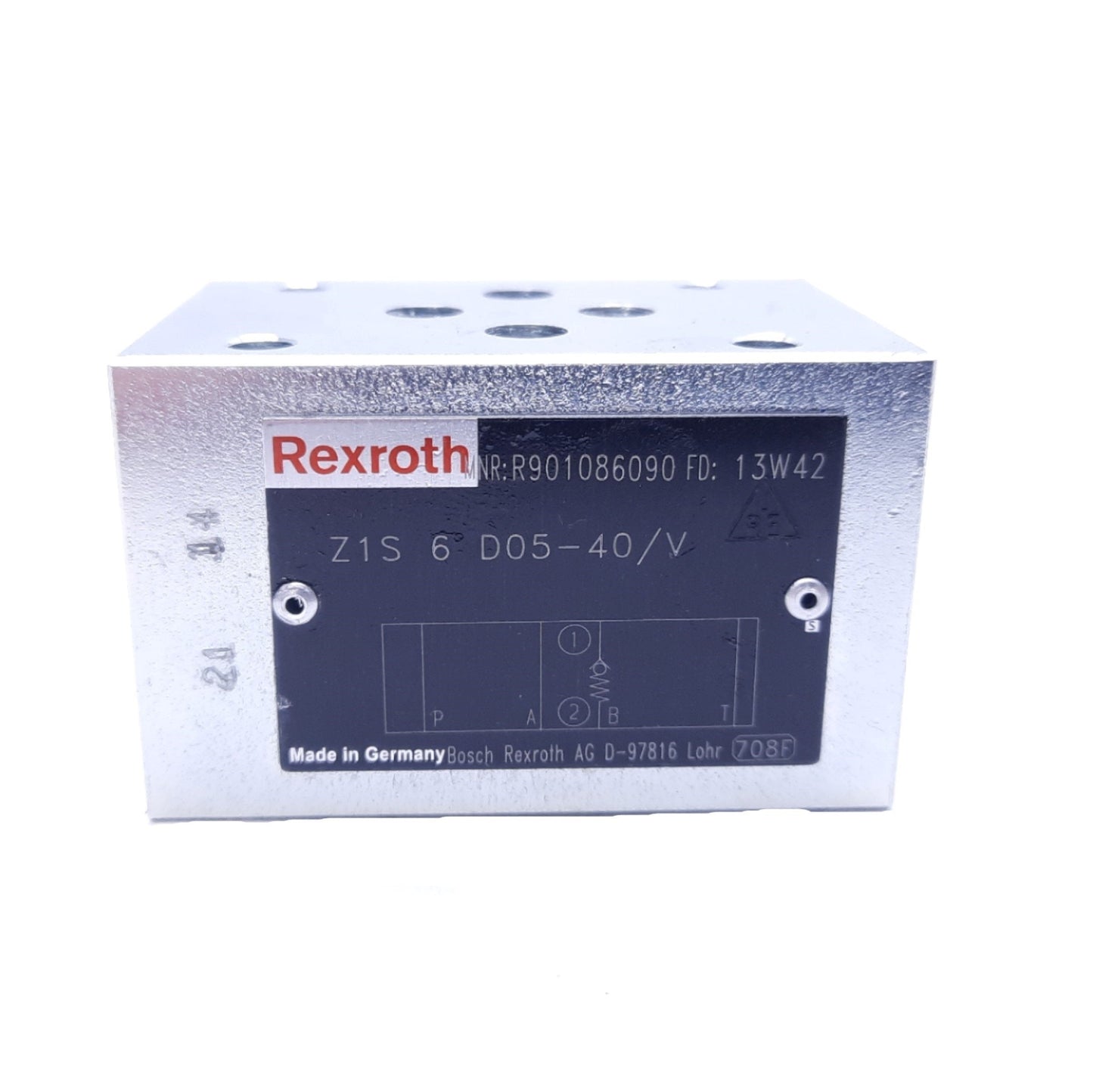 New – Open box Rexroth Z1S 6 D05-40/V Hydraulic Check Valve, Pressure: 350 Bar/5076 PSI
