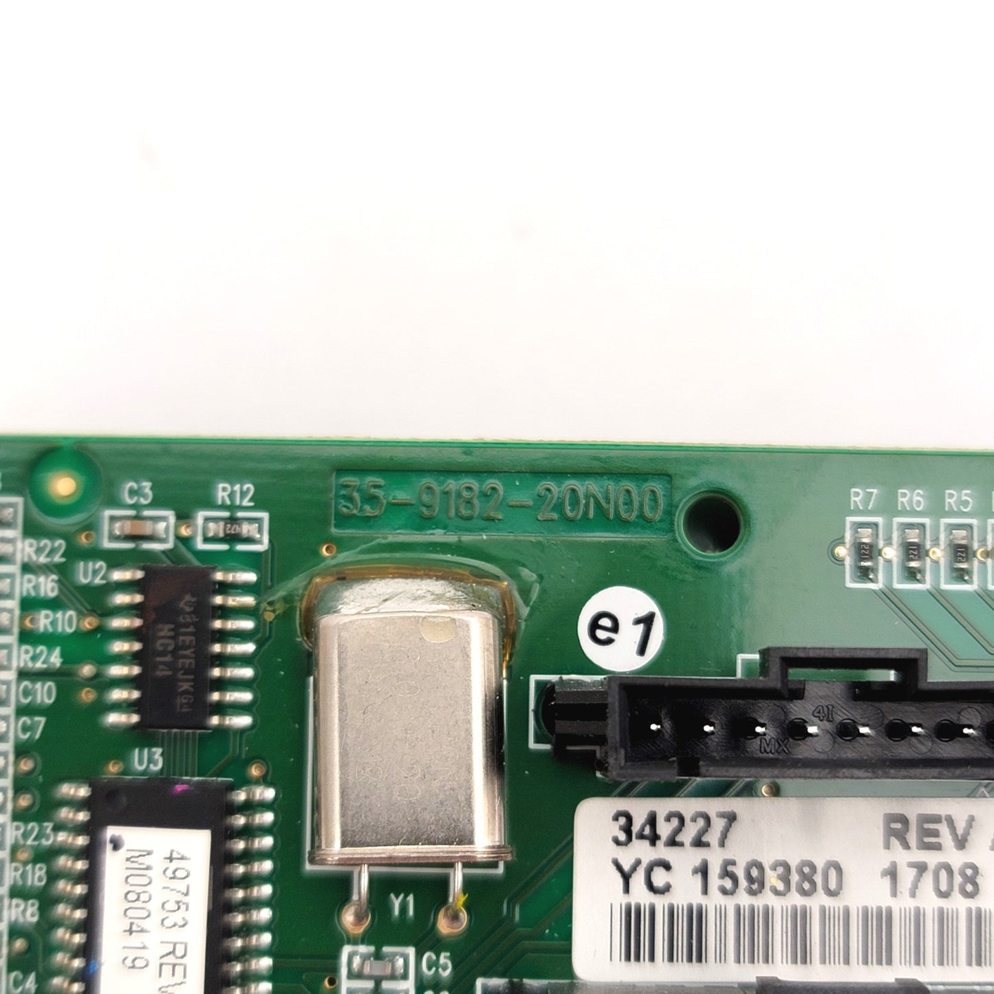 Used Zebra 34227 Rev A LCD Display Assembly With Bracket R110 140 170 220 Xi-III Plus