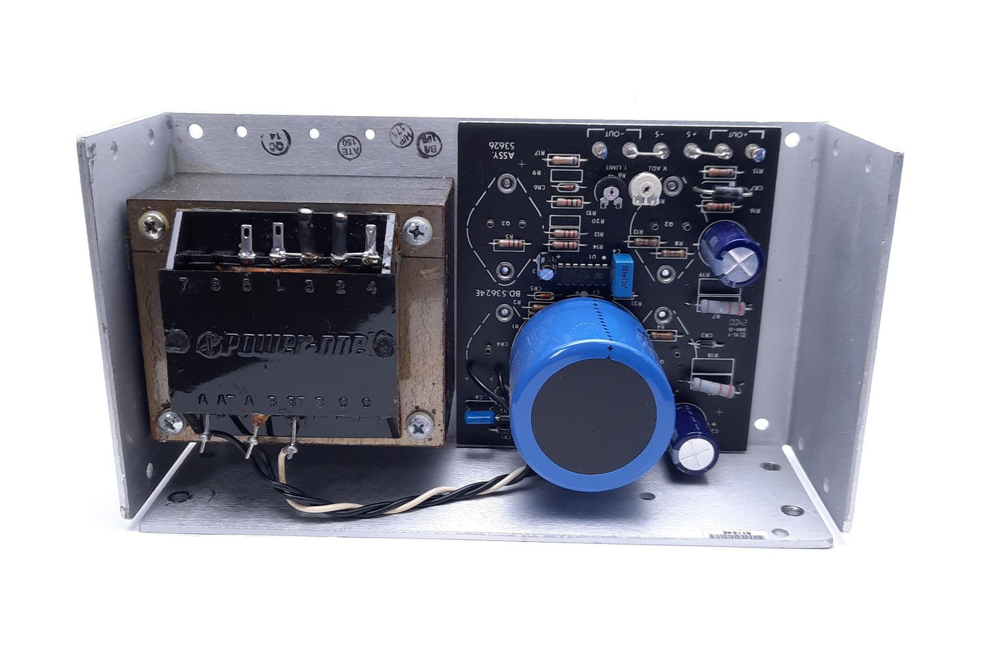 Used Power-One HD28-4-A Power Supply, 100/120/220/230/240VAC 2/1A In, 28VDC/4A Out