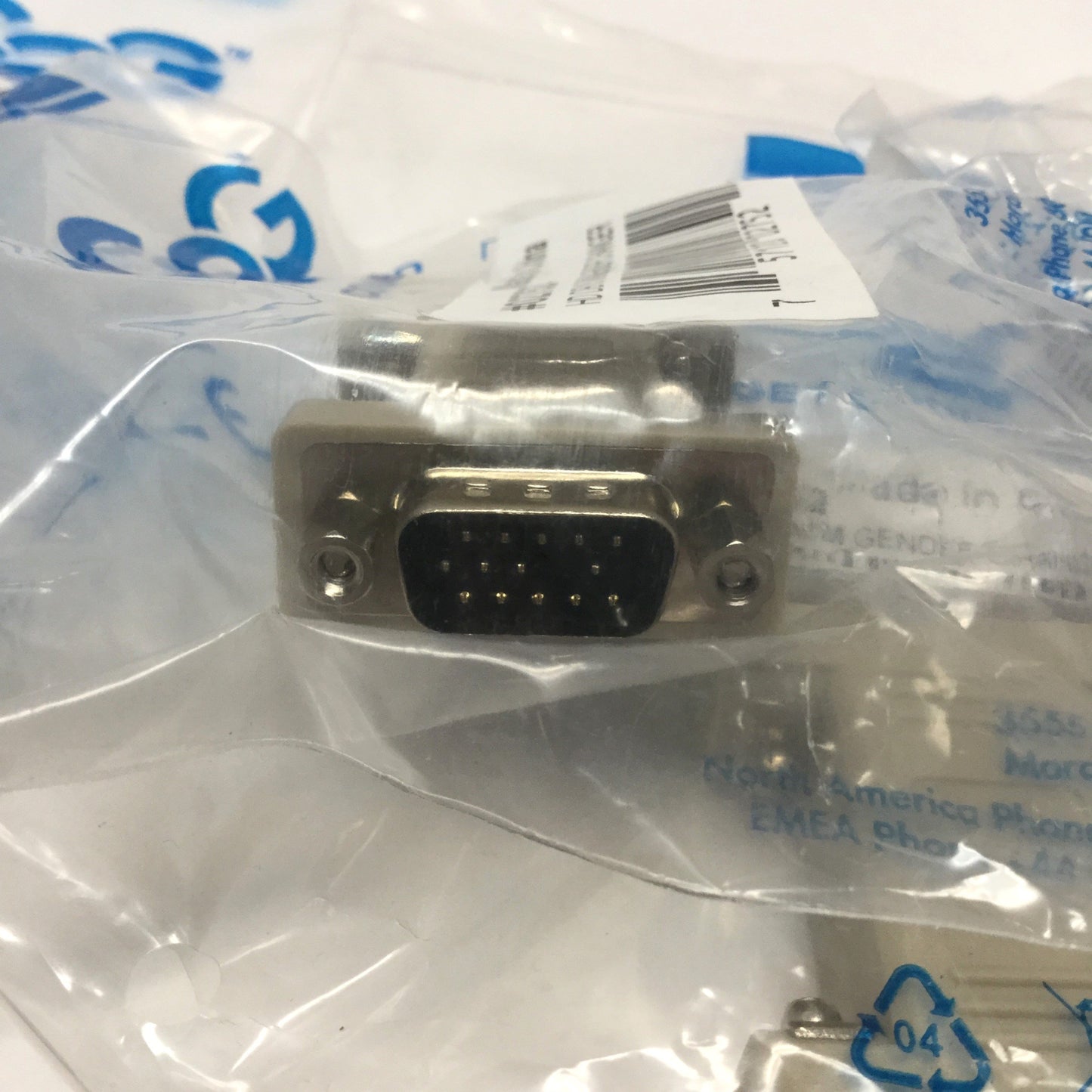 New Lot of 5 C2G 02752 HD DB15 Connector Gender Changer 15-Pin VGA Male/Male Coupler