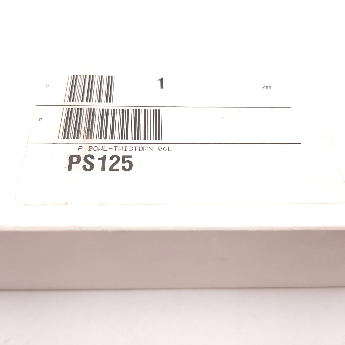 New – Open box Parker PS125 Pneumatic Filter Poly Bowl, Pressure: 150psi Max, Twist Drain