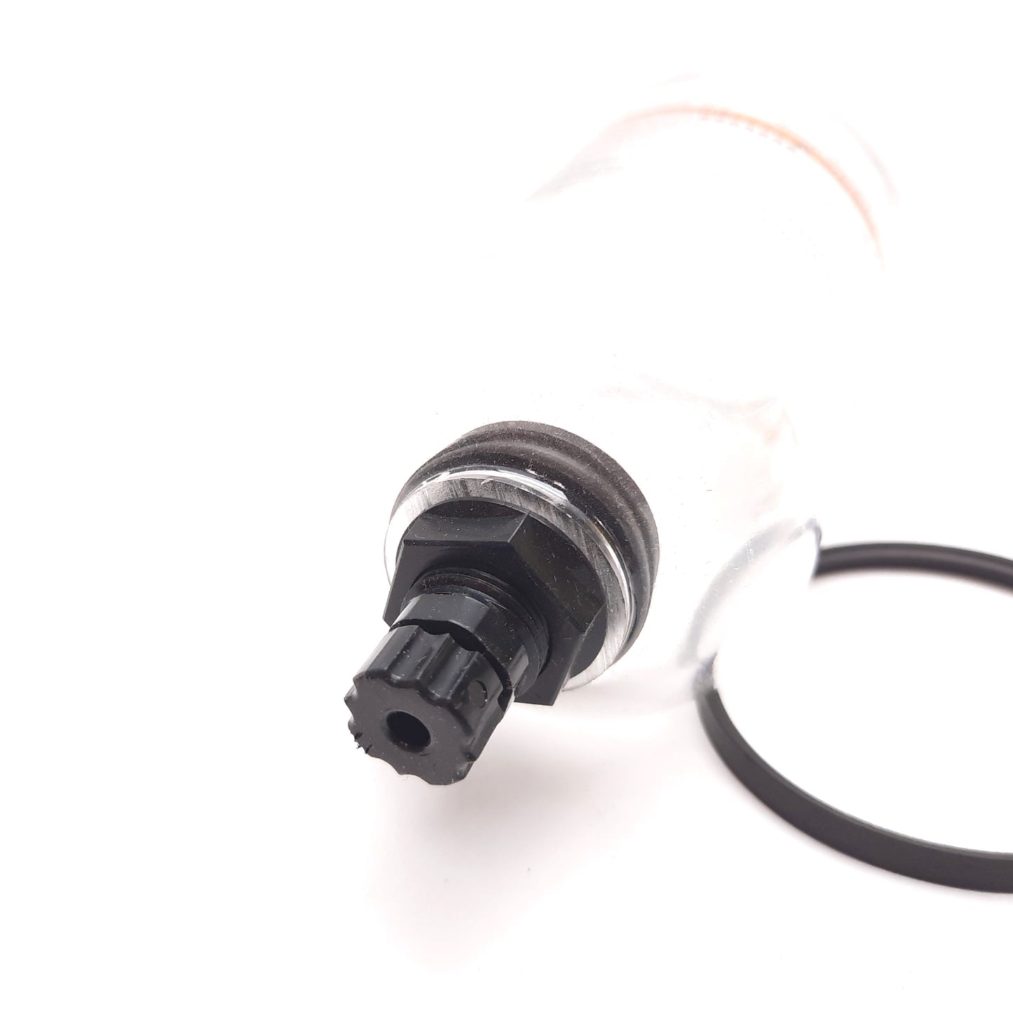 New – Open box Parker PS125 Pneumatic Filter Poly Bowl, Pressure: 150psi Max, Twist Drain