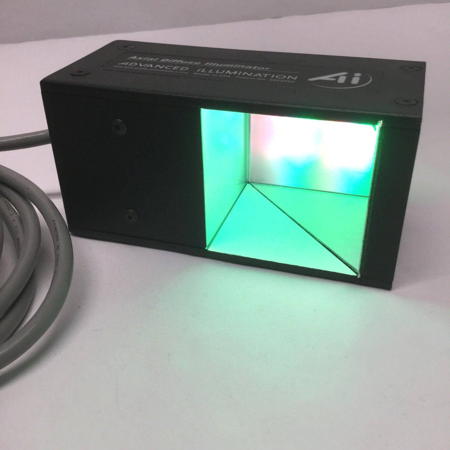 Used Advanced Illumination DL2449-RGB All Color LED 2" x 2" Axial Diffuse Illuminator