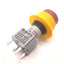 Used Rafi 1.30.074.821/0000 E-Stop 25T70 NC Contact RAFIX 16 Round Collar