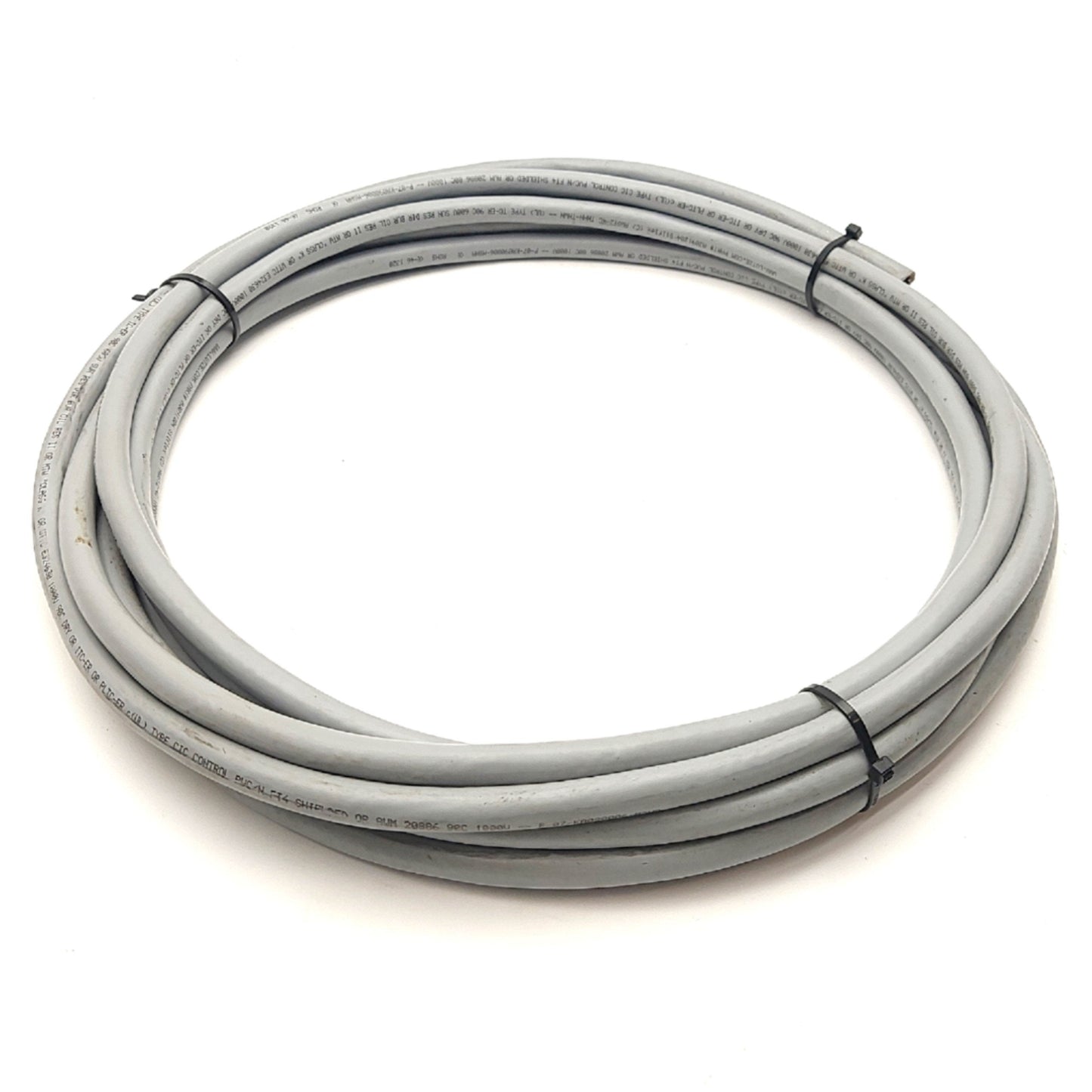 Used Lutze A3091204 Silflex Multi Conductor Flex Cable, 4 Conductor, 12AWG, 600V, 23'