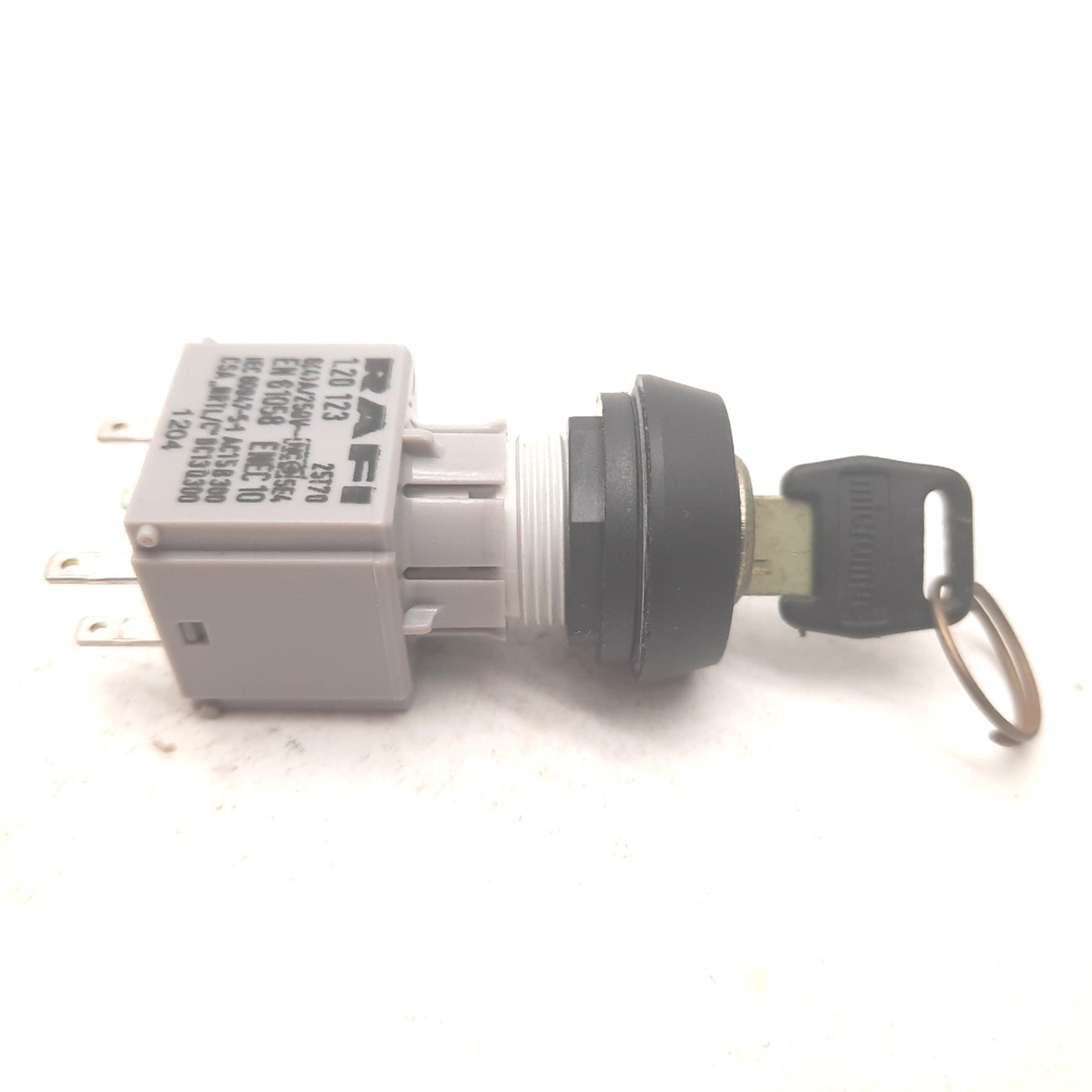 Used Rafi 1.30.076.021/0000 Keylock Switch 25T70 NC RAFIX 16 Latching Remove 0