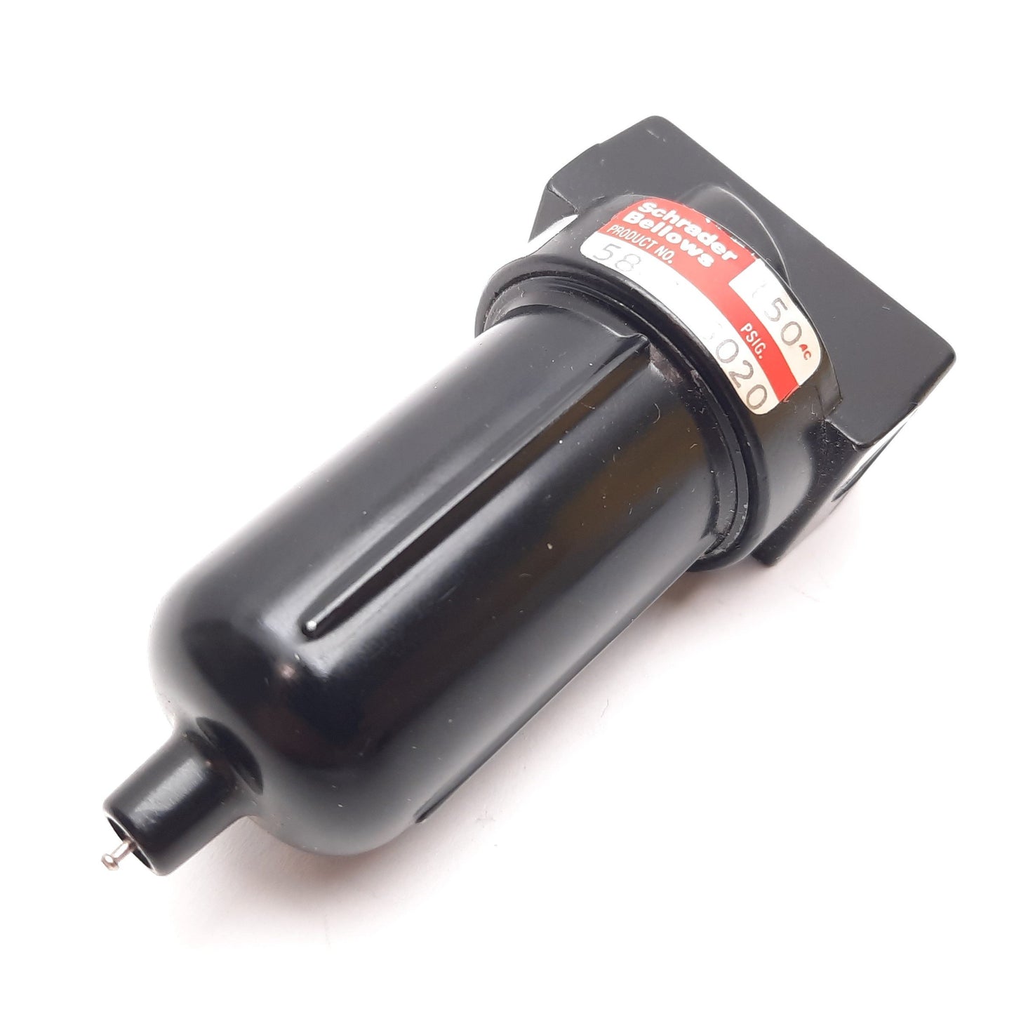 New Schrader Bellows 5841-5020 Pneumatic Filter, 250psi Max, 1/8" NPT, 5 Micron