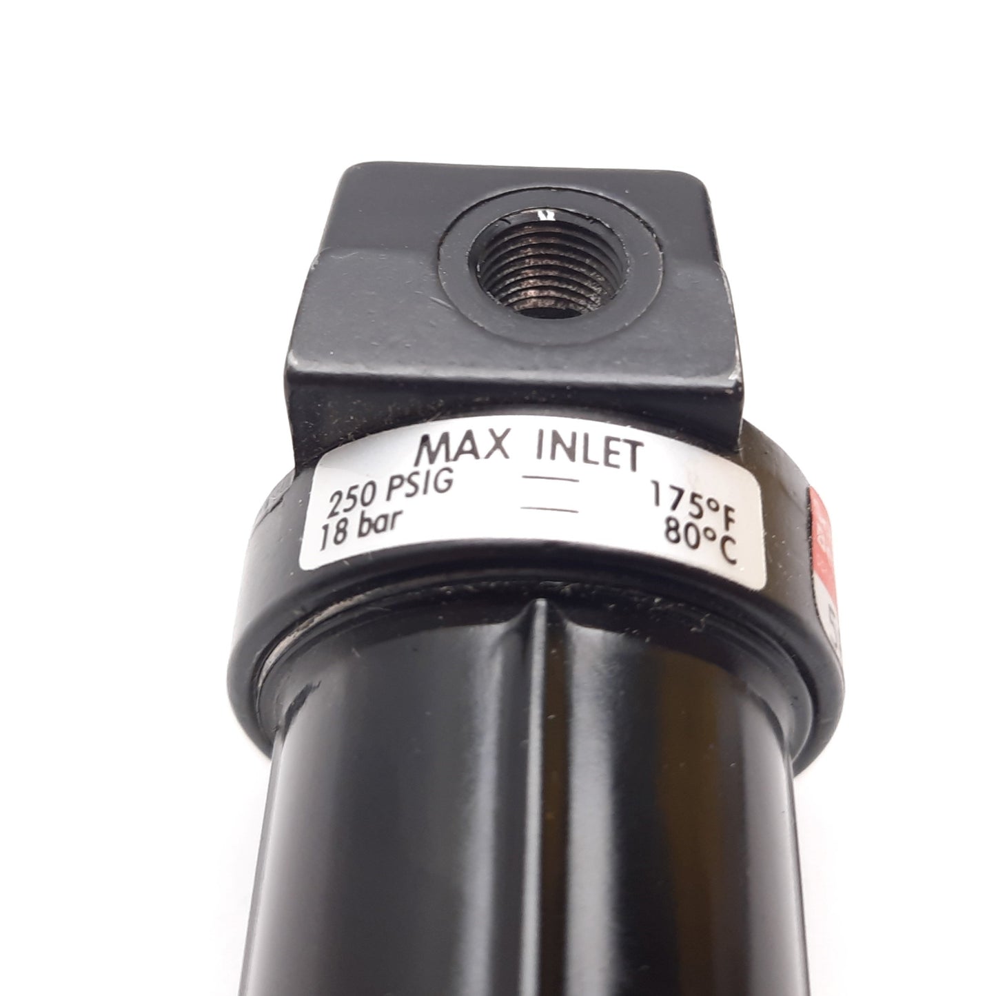 New Schrader Bellows 5841-5020 Pneumatic Filter, 250psi Max, 1/8" NPT, 5 Micron