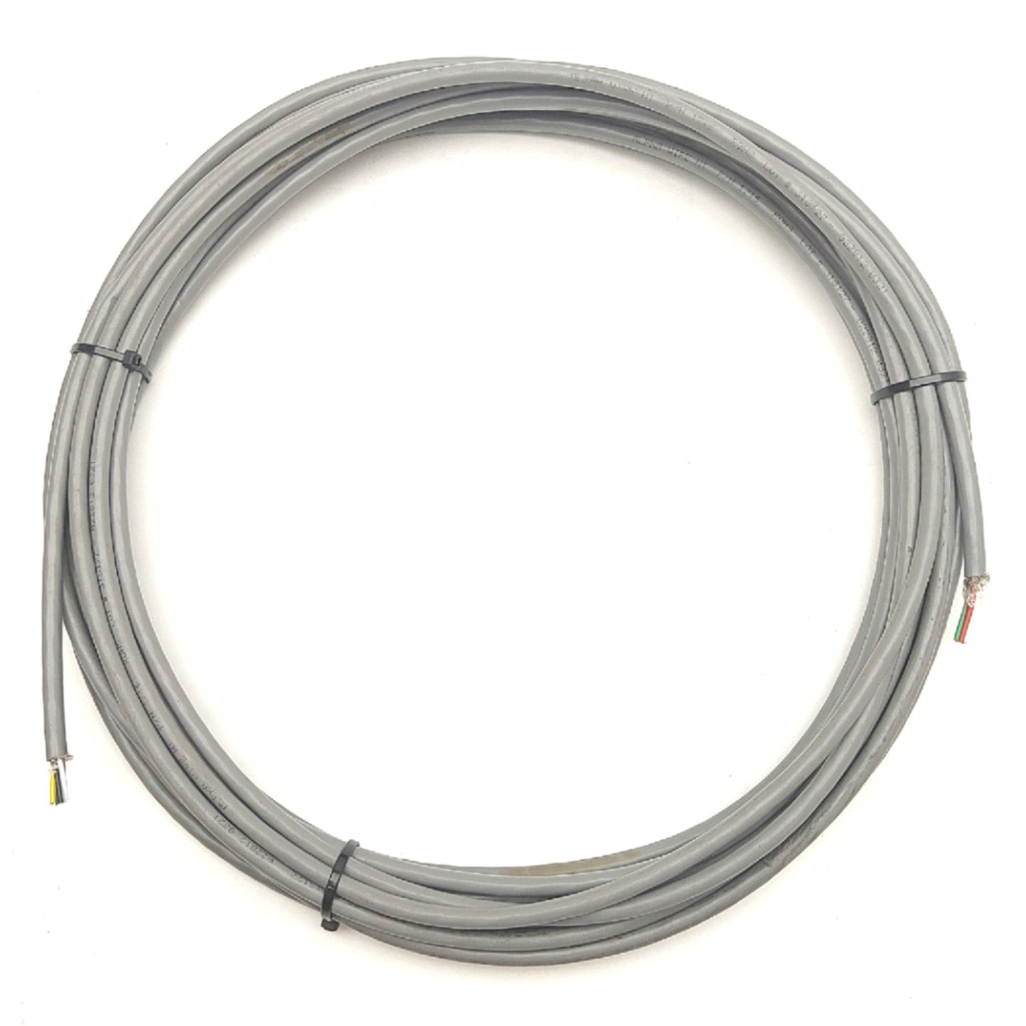 Used Alpha Wire 1716 Signal Wire, 5x 20AWG Conductor, 4.4 Twists/ft, 600V, 40' Long